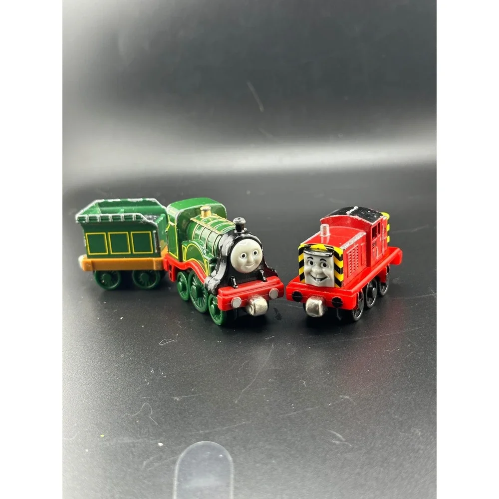 Emily and Tender Salty‎ Take N Play Along Lot Diecast Trains Vtg Thomas Train